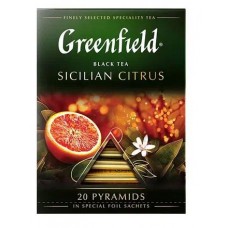 Чай черный Greenfield Sicilian Citrus, 20 шт