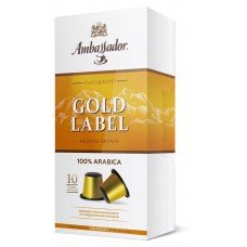 Кофе в капсулах Ambassador Gold Label, 10x5 г