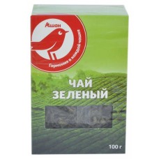 Купить Чай зеленый Auchan Красная Птица листовой, 100 г