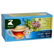 Купить Чайный напиток «Конфуций» 7 трав для сна в пакетиках, 20х1.75 г
