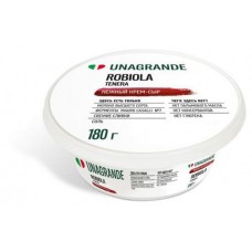 Cыр творожный Unagrande Robiola кремообразный 65%, 180 г