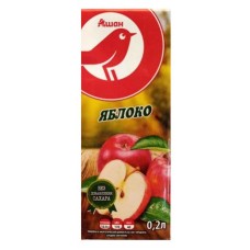Cок яблочный Auchan Красная Птица, 200 мл