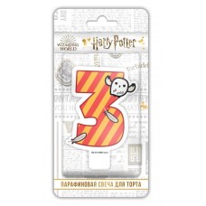 Свеча Harry Potter для торта, цифра 3