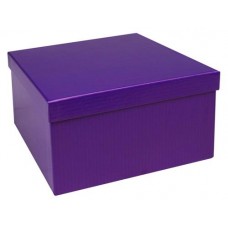 Коробка подарочная «Миленд» Пурпурный, 17,5x17,5x10 см