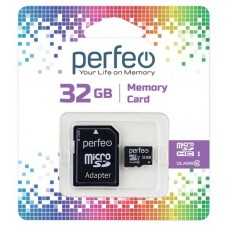 Карта памяти Perfeo MicroSDHC 32GB