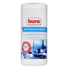 Влажные салфетки Buro BU-Ascreen туба, 100 шт