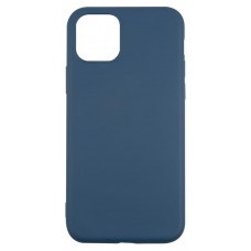 Чехол mObility для iPhone 11 Pro soft touch синий