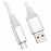 USB кабель Liberty Project Micro USB Змея LED TPE белый