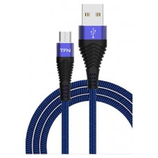 Кабель TFN USB Type-C 3А синий, 1 м
