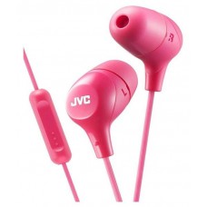 Наушники JVC HA-FX38M с микрофоном и пультом розовые