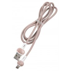 USB кабель Red Line Candy Lightning - USB A розовый, 1 м