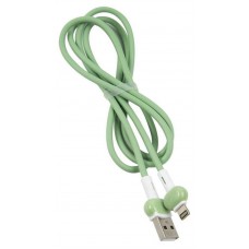 USB кабель Red Line Candy Lightning - USB A зеленый, 1 м