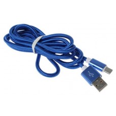 USB кабель Red Line Fit USB - USB Type-C синий, 1 м