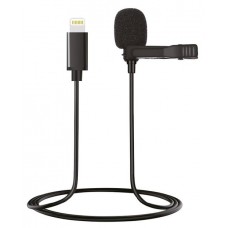 Микрофон Mobility MMI-2 Lightn петличный с клипсой черный