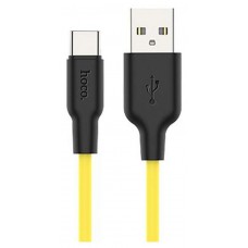 USB кабель Hoco X21 Type-C желтый, 1 м