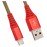 USB кабель Liberty Project MicroUSB Носки красный