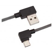 Купить USB кабель Liberty Project Type-C Г-коннектор черный
