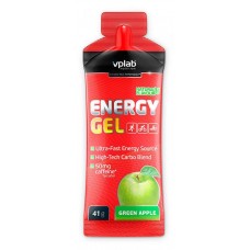 Купить Энергетик Vplab Energy Gel кофеин зеленое яблоко, 41 г