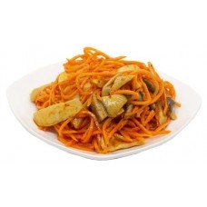 Морковь по-корейски «Белоручка» с грибами, вес