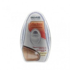 Купить Губка-блеск для обуви Silver с дозатором силикона бесцветная, 6 мл