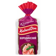Хлеб ржано-пшеничный «Хлебный Дом» Бородинский нарезка, 400 г