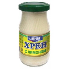 Хрен русский «Главпродукт» с лимоном, 170 г