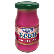 Хрен столовый «Главпродукт» со свеклой, 170 г