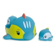 Набор игрушек «ПоМа» для ванной Семейка дельфинят от 1 года, 3 шт
