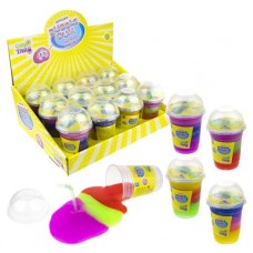Слайм 1Toy Слайм Тайм Bubble Gum 3-х цветный, 11,5x7,5 см