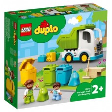 Конструктор LEGO DUPLO 10945 Мусоровоз и контейнеры для сбора мусора