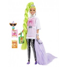 Кукла Барби Barbie EXTRA с зеленой косой