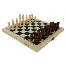 Шахматы деревянные STINGREY с доской походные, 20х10 см