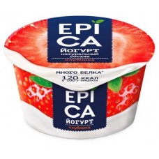 Купить Йогурт Epica с клубникой 4.8%, 130 г