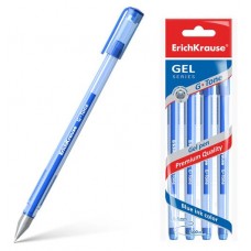 Ручка гелевая ErichKrause G-Tone синяя, 4 шт
