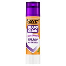 Клей-карандаш BIC Glue Stick Coloured фиолетовый
