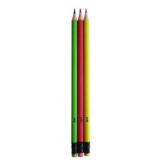Купить Набор чернографитных карандашей Auchan HB, 3 шт