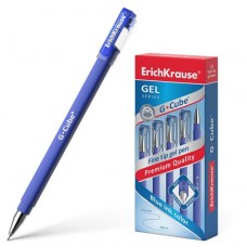 Ручка гелевая ErichKrause G-Cube синяя, 12 шт