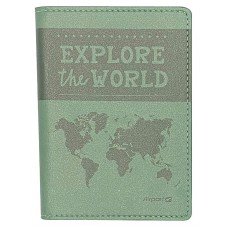 Обложка для паспорта темно-зеленая