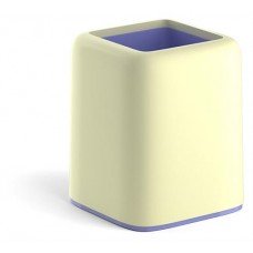 Подставка настольная ErichKrause Forte Pastel пластиковая желто-фиолетовая