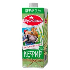 Кефир «Вкуснотеево» 3,2%, 1 л