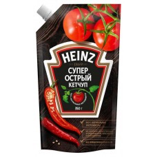 Кетчуп томатный Heinz супер острый, 350 г