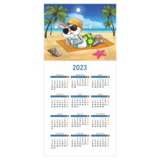 Календарь-сувенир NAT Зайка на пляже