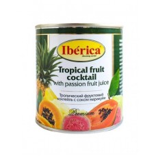 Коктейль фруктовый Iberica тропические с соком маракуйи, 425 мл