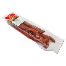 Колбаски полукопченые «Настоящие мясные изделия Жупиков» Охотничьи (0,5-1 кг), 1 упаковка ~0,5 кг