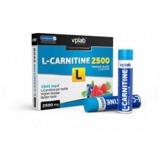 Купить Комплекс Л-карнитин VPlab L-Carnitine лесные ягоды, 7 ампх25 мл