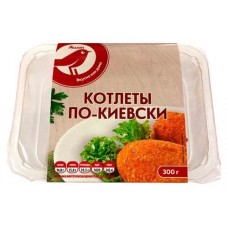 Купить Котлеты Auchan Красная Птица по-киевски жареные, 300 г