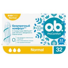 Тампоны женские гигиенические o.b.® ProComfort Normal, 32 шт