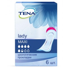 Прокладки урологические TENA Lady Maxi, 6 шт