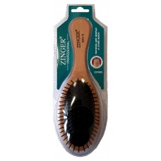 Расческа для волос Zinger Деревянная массажная с пластиковыми зубьями WH5 Plastic Pins, 1 шт