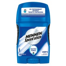 Дезодорант-антиперспирант в карандаше мужской Mennen Speed Stick Neutro Power, 50 г